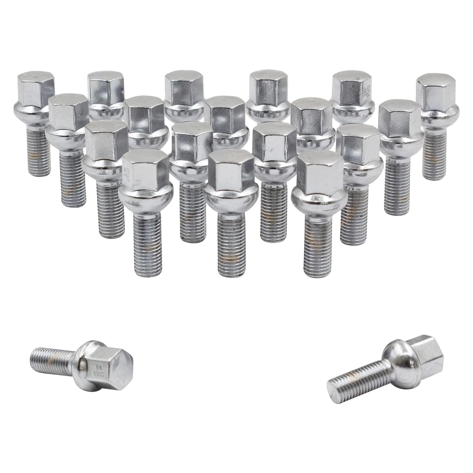 Juego de 20 Tuercas de Rueda M12 1.5 Asiento de Bola R12