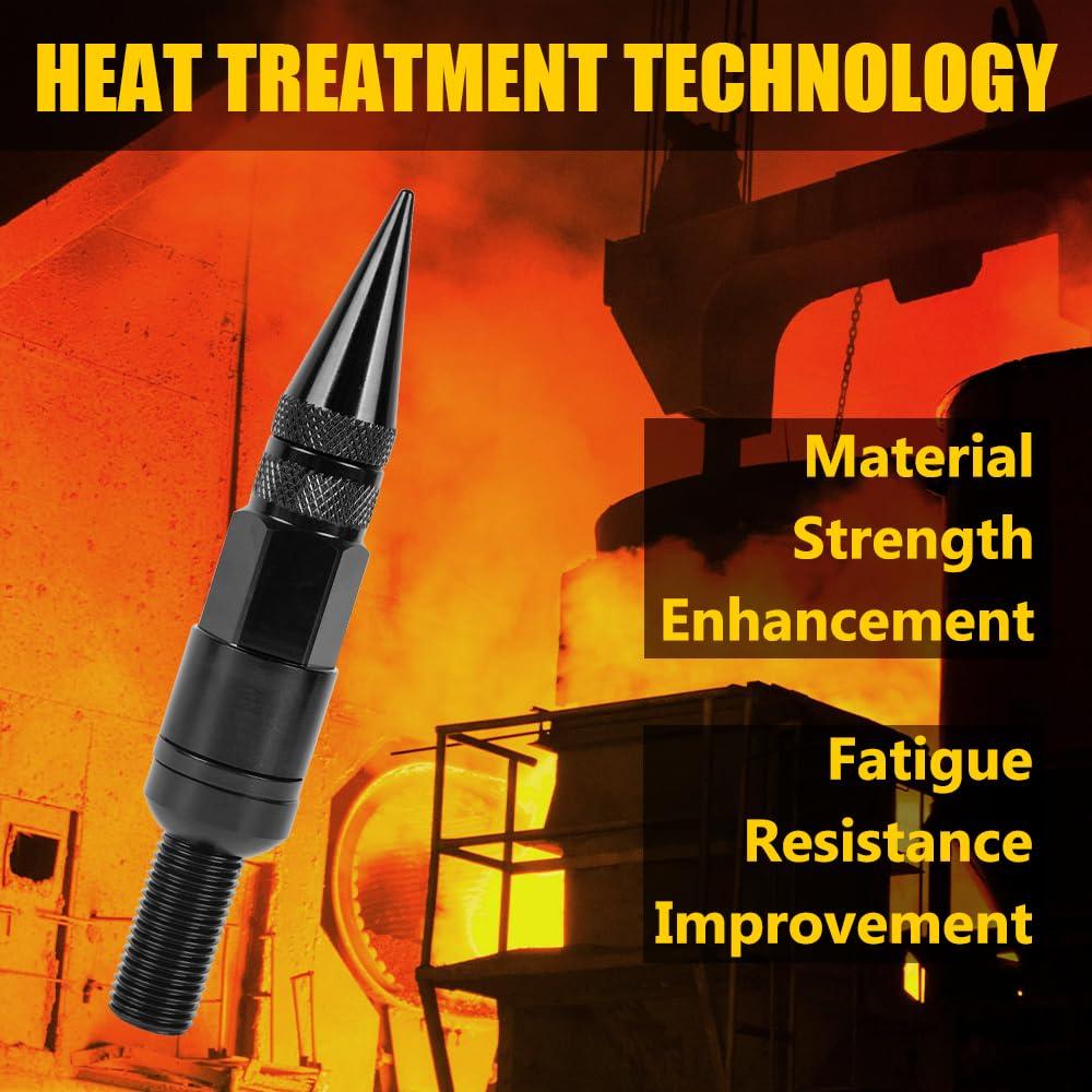 Tornillos de Rueda M14x1.5 muge racing 20 PCS Antirrobo Negro