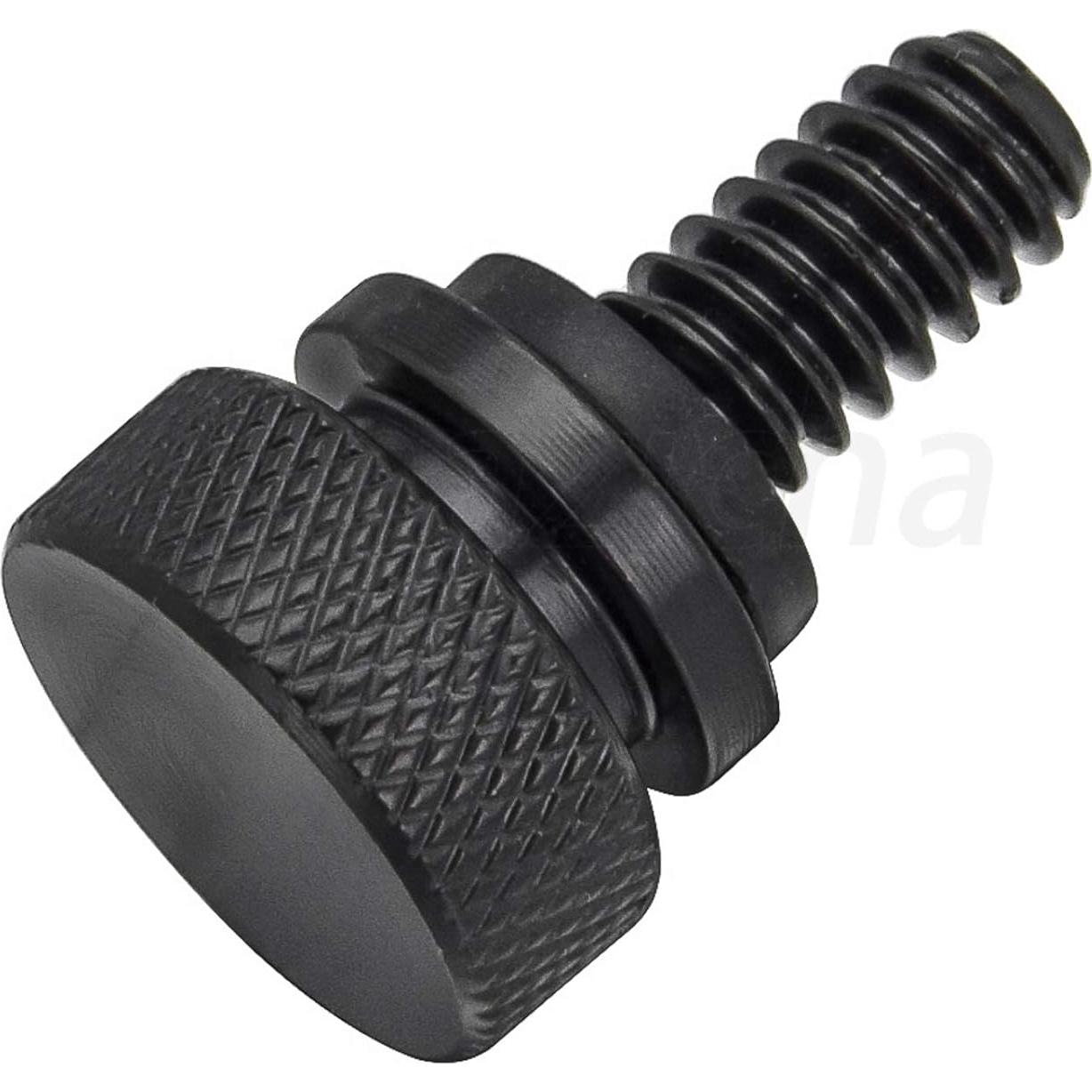 Kit de Tornillo y Tuerca de Asiento Acero Inoxidable Negro Amazicha Compatible Harley Davidson 1996-2025