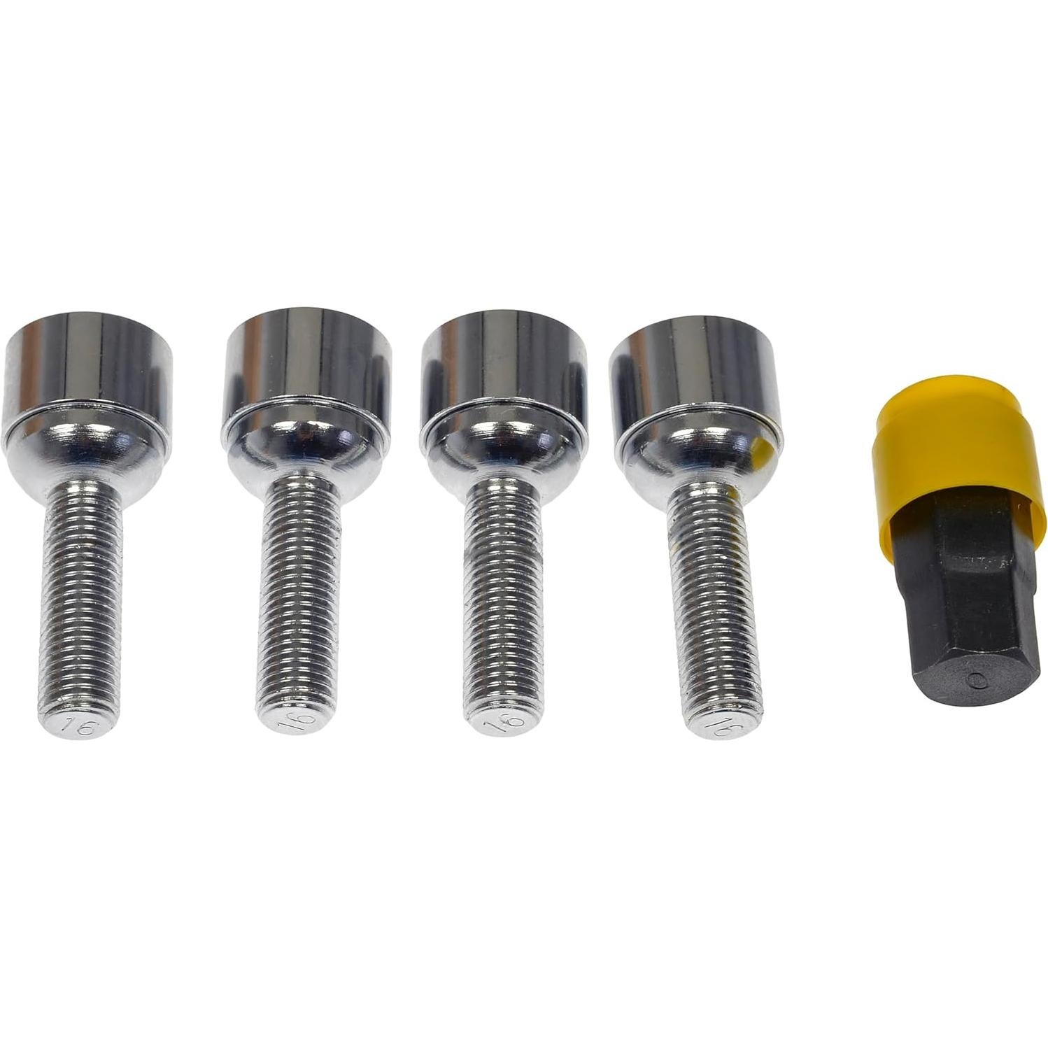 Juego de Bloqueo de Rueda Dorman 712-390 Cromo 6 Piezas