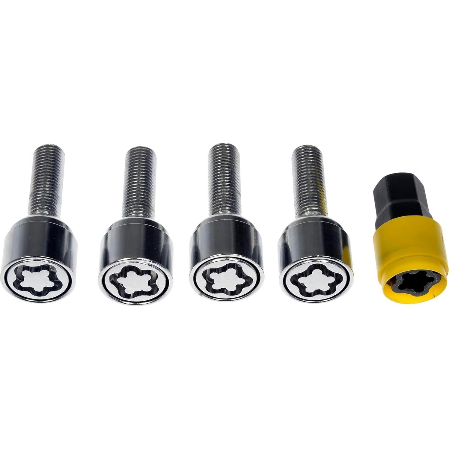 Juego de Bloqueo de Rueda Dorman 712-390 Cromo 6 Piezas