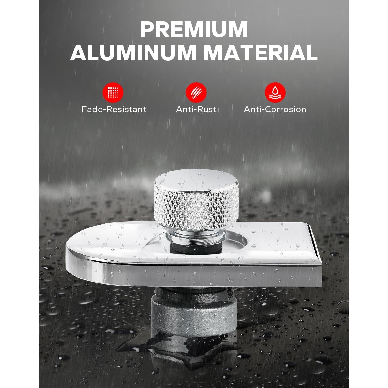 Tapa de Tornillo de Asiento Cromado Amazicha para Harley 1996-2025