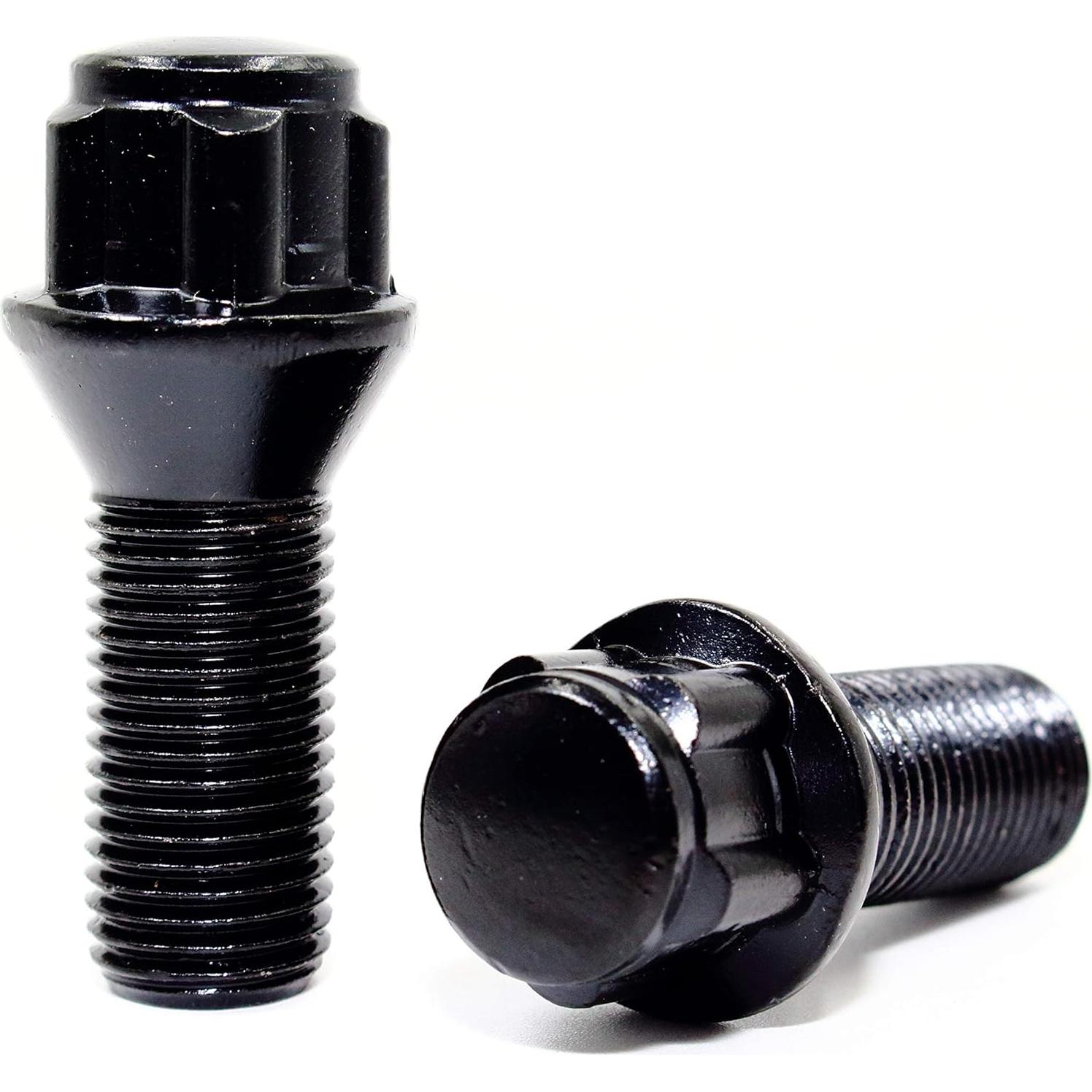 Juego de 4 Bloqueos de Tuerca de Rueda Veritek 14x1.5mm Negros