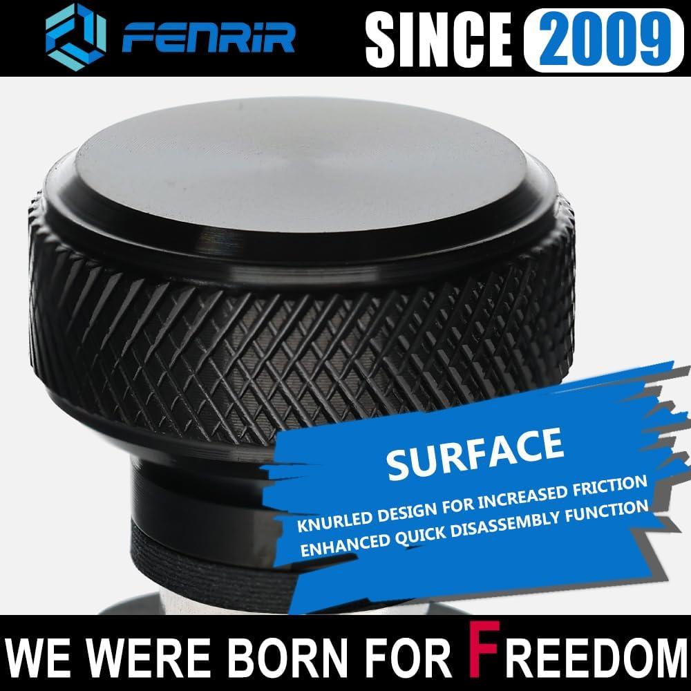 Kit Tornillo Liberación Rápida Fenrir Acero Inoxidable Negro