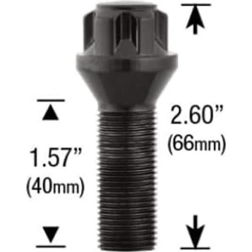 Tuercas de bloqueo de rueda NARASI 14x1.25mm 4 piezas + llave