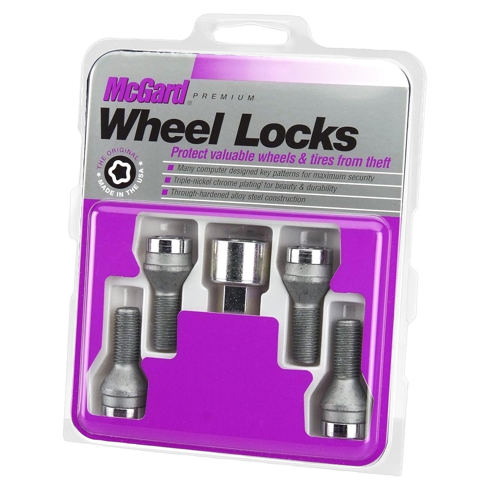 Cerraduras de Rueda McGard 27014 Cromadas M12 x 1.5 - Juego de 4
