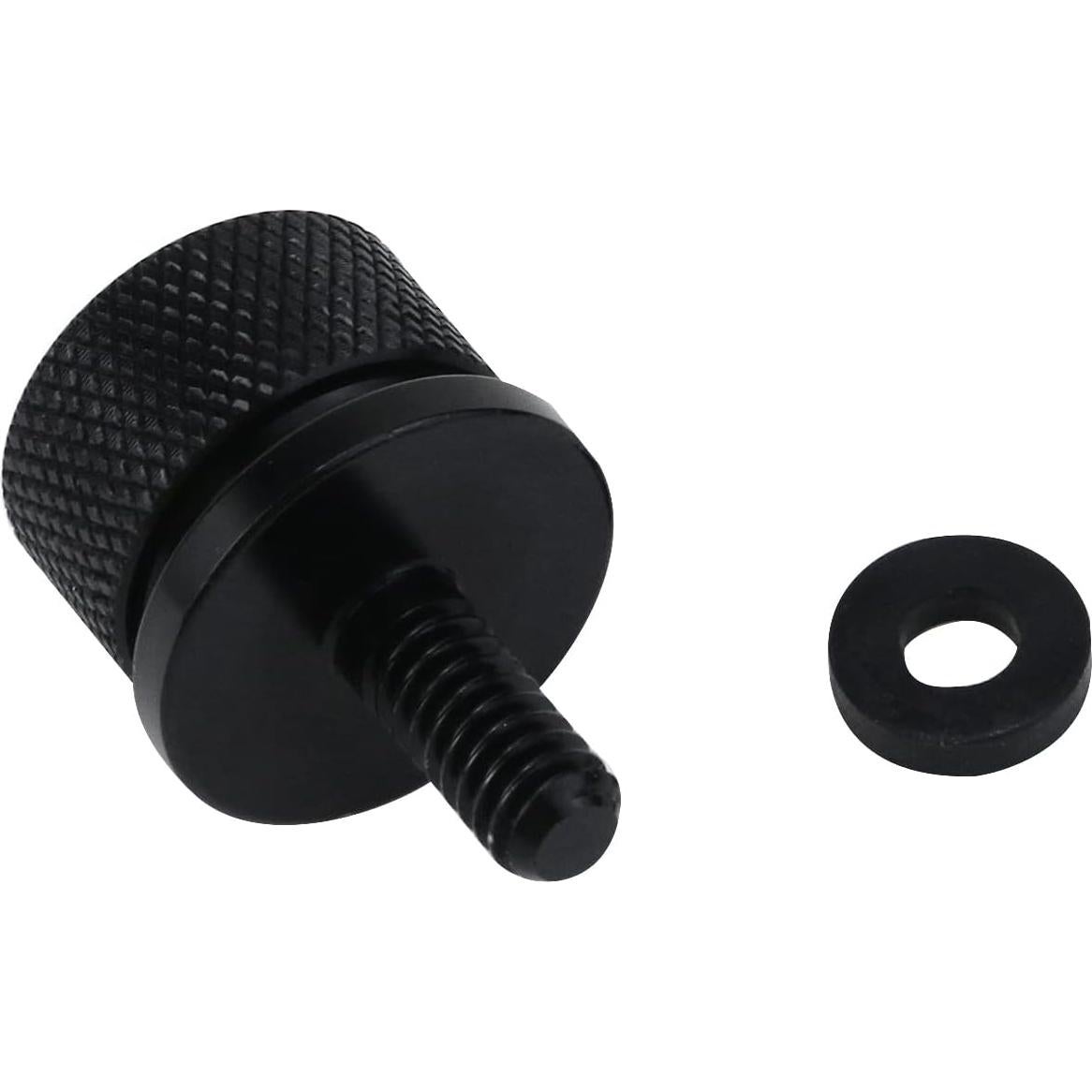 Tornillos de Asiento Antrader 4Pcs Aluminio Negro 1/4"-20