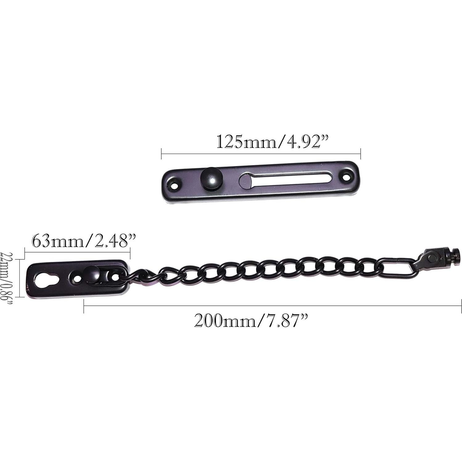 Cadena Antirrobo de Acero Inoxidable FGen - 2 Piezas 125x63mm