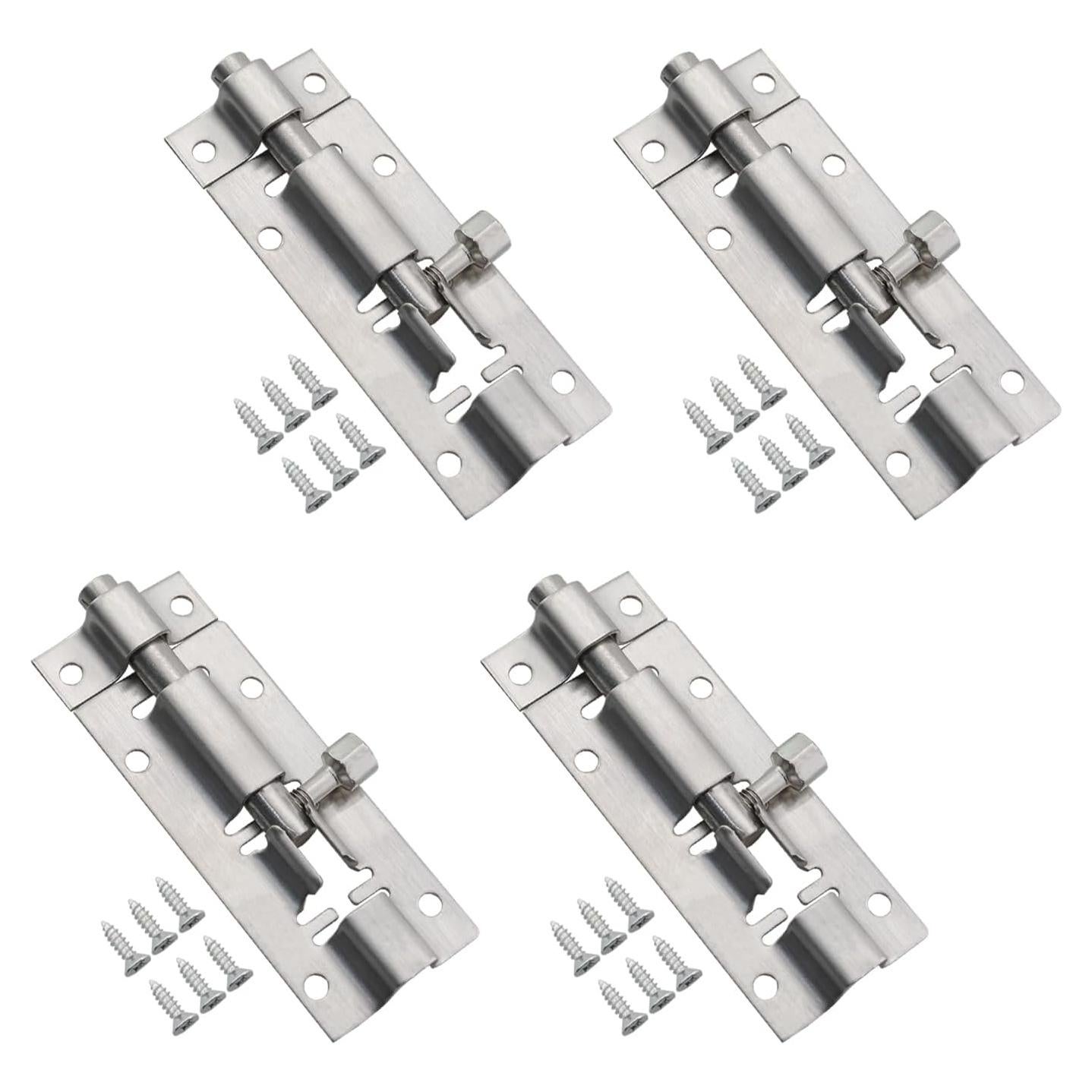 4 Pasadores Cuadrados de Acero Inoxidable 60x27mm Antirrobo