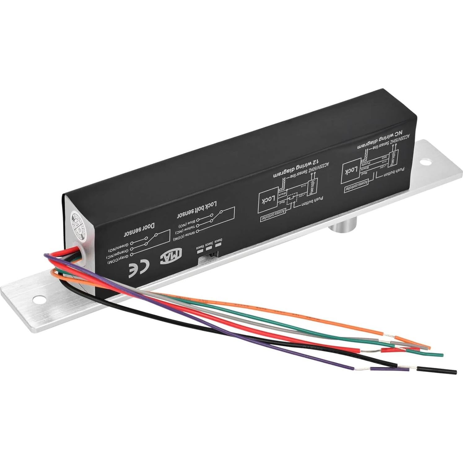Cerradura eléctrica de perno Fail-Secure YUANWIN ZB206NO 12V