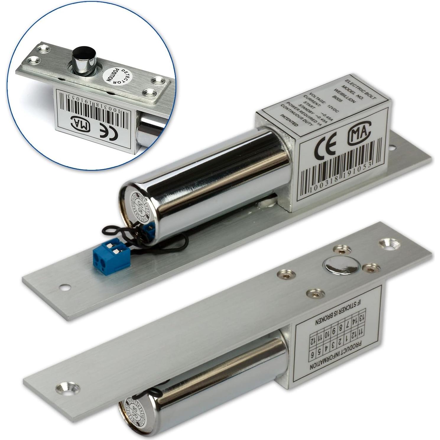 Cerradura Eléctrica ZOTER EDL-DB200 NC 12V Acero Inoxidable