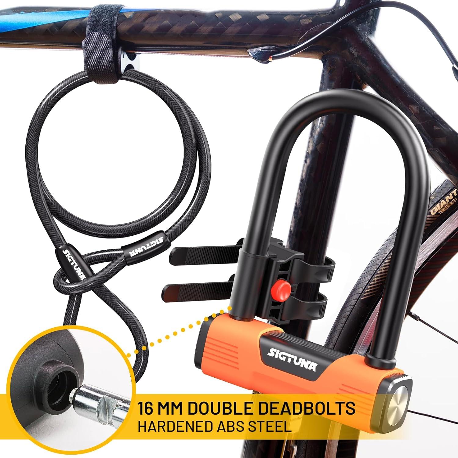 Candado U para Bicicleta Sigtuna 1.41 kg Resistente a Cortes