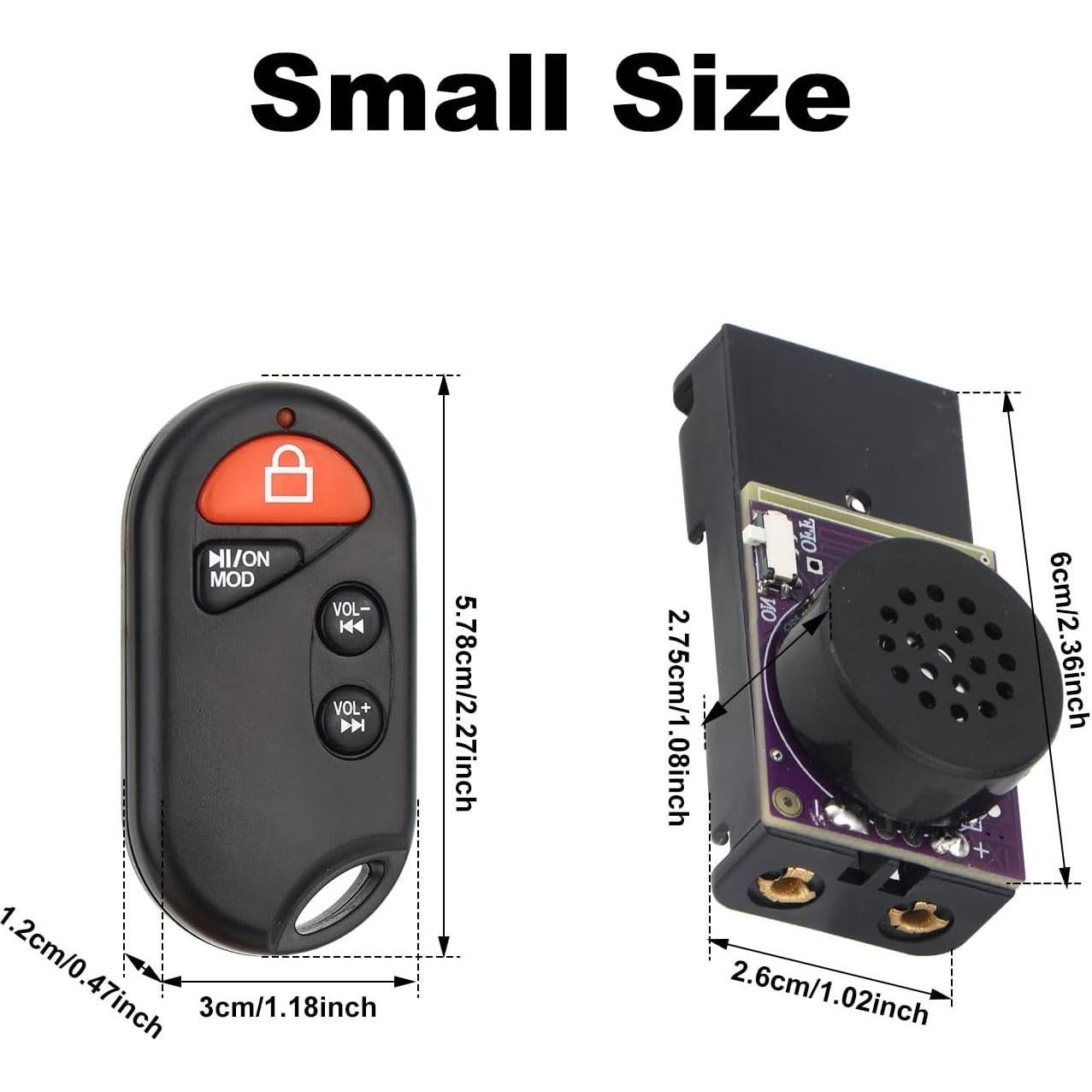 Hacedor de Ruido de Grillo BTFO con Control Remoto 16 Sonidos