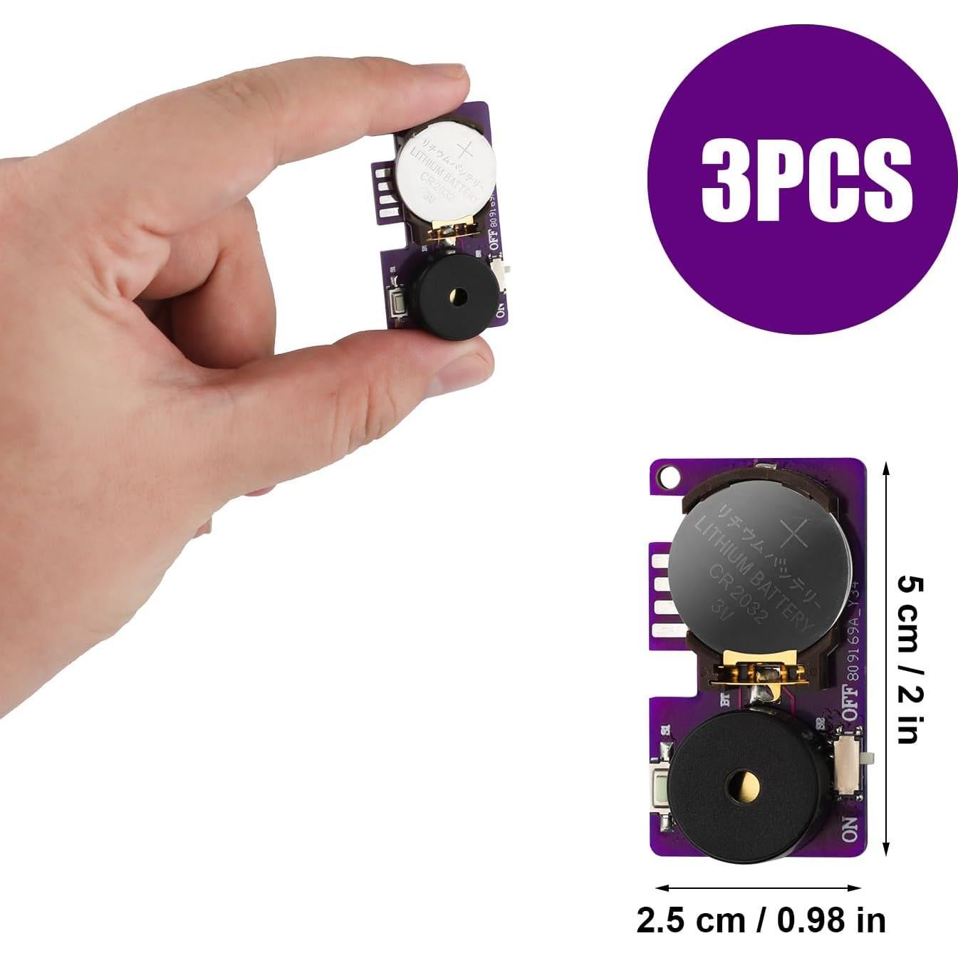 Dispositivo de Broma BOXOB 3 Piezas Sonido Grillos Morado