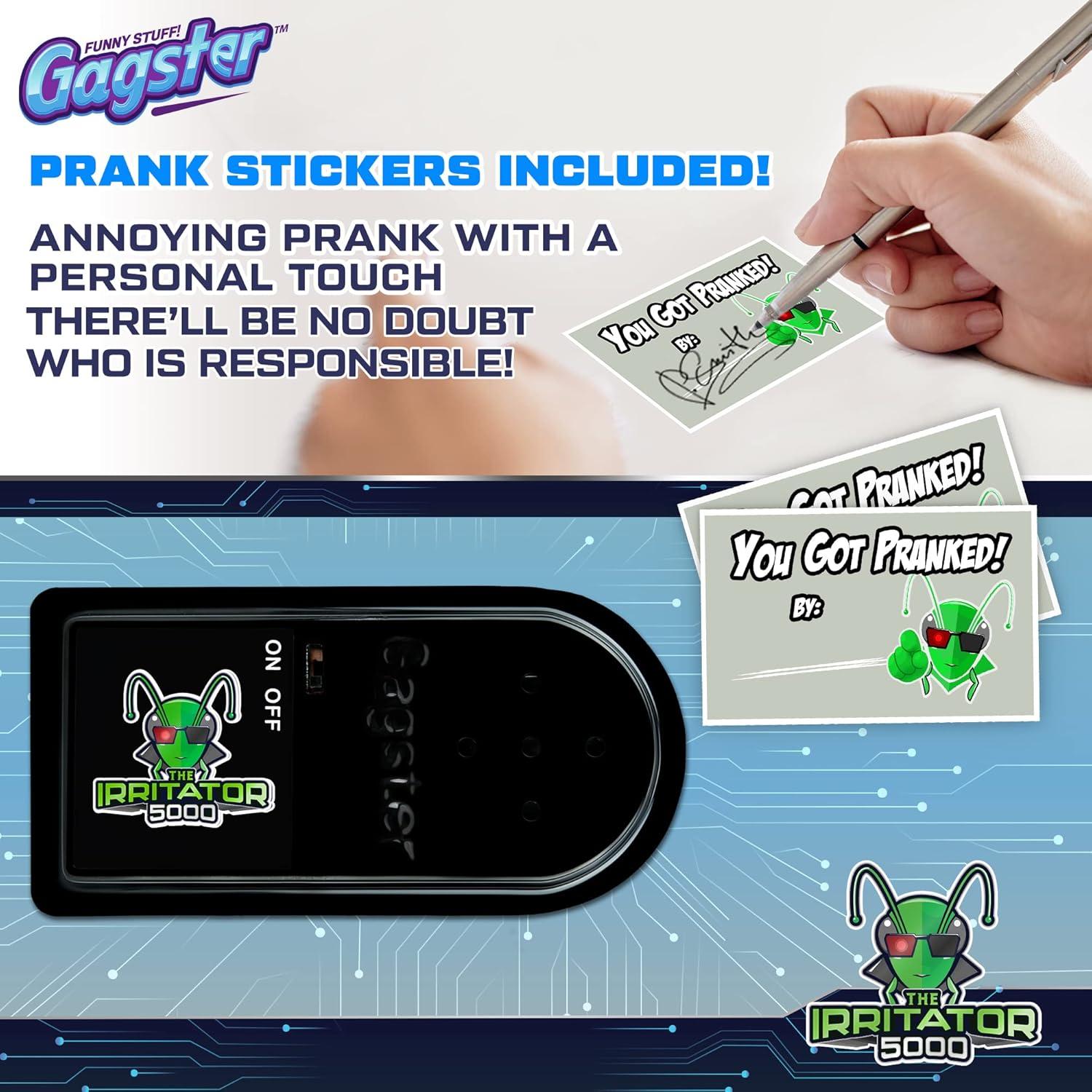 Gagster Irritador 5000 - Dispositivo de broma con 7 sonidos