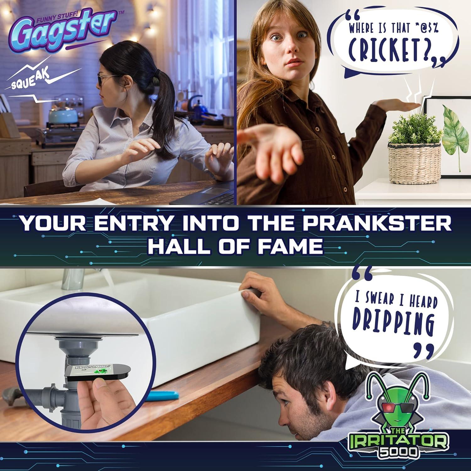 Gagster Irritador 5000 - Dispositivo de broma con 7 sonidos