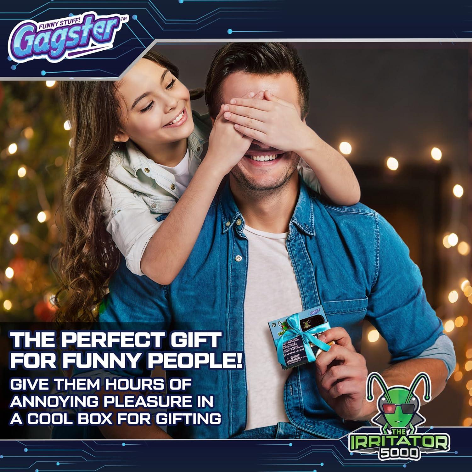 Gagster Irritador 5000 - Dispositivo de broma con 7 sonidos