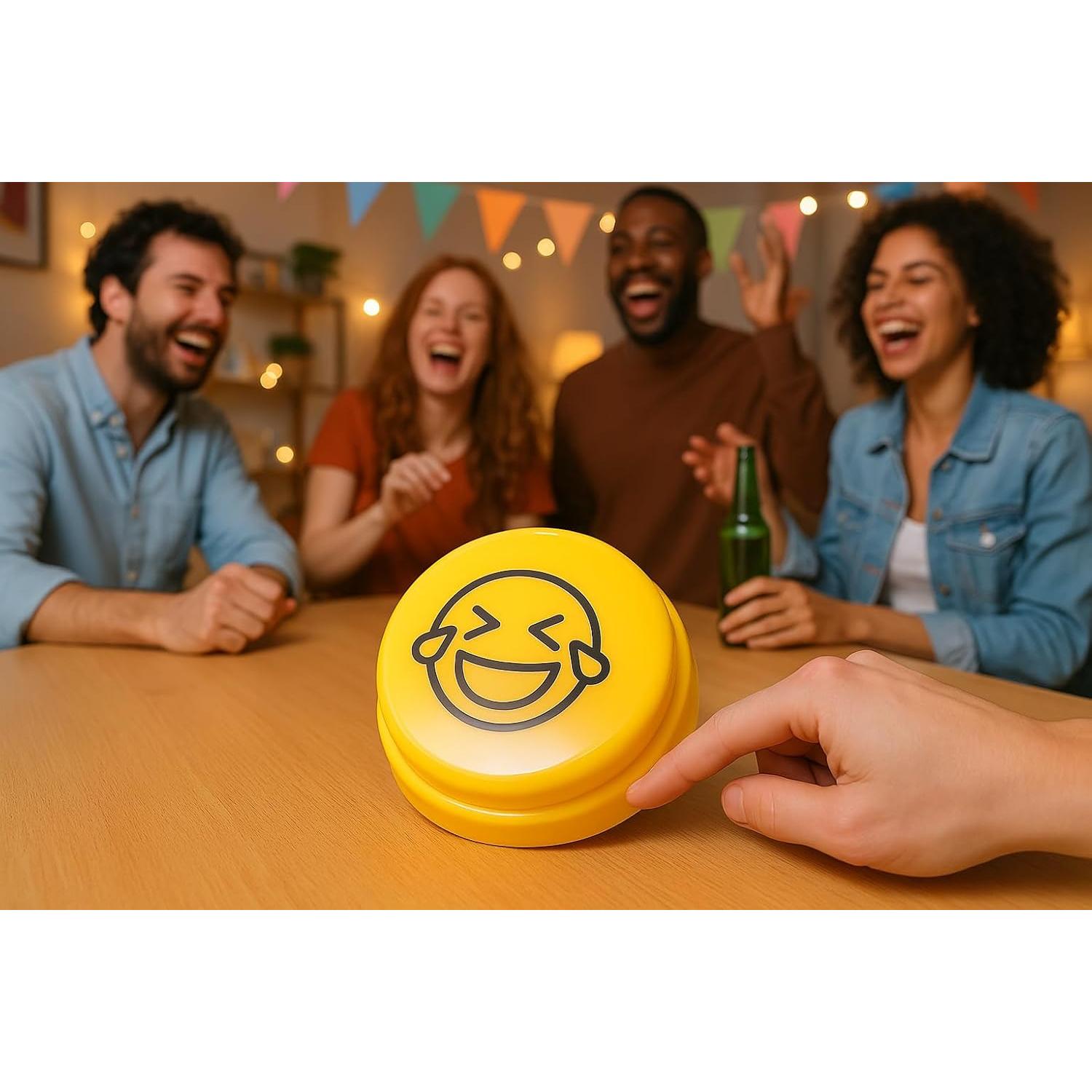 Botón de Risas memo24 - 12 Risas Hilarantes para Alivio del Estrés