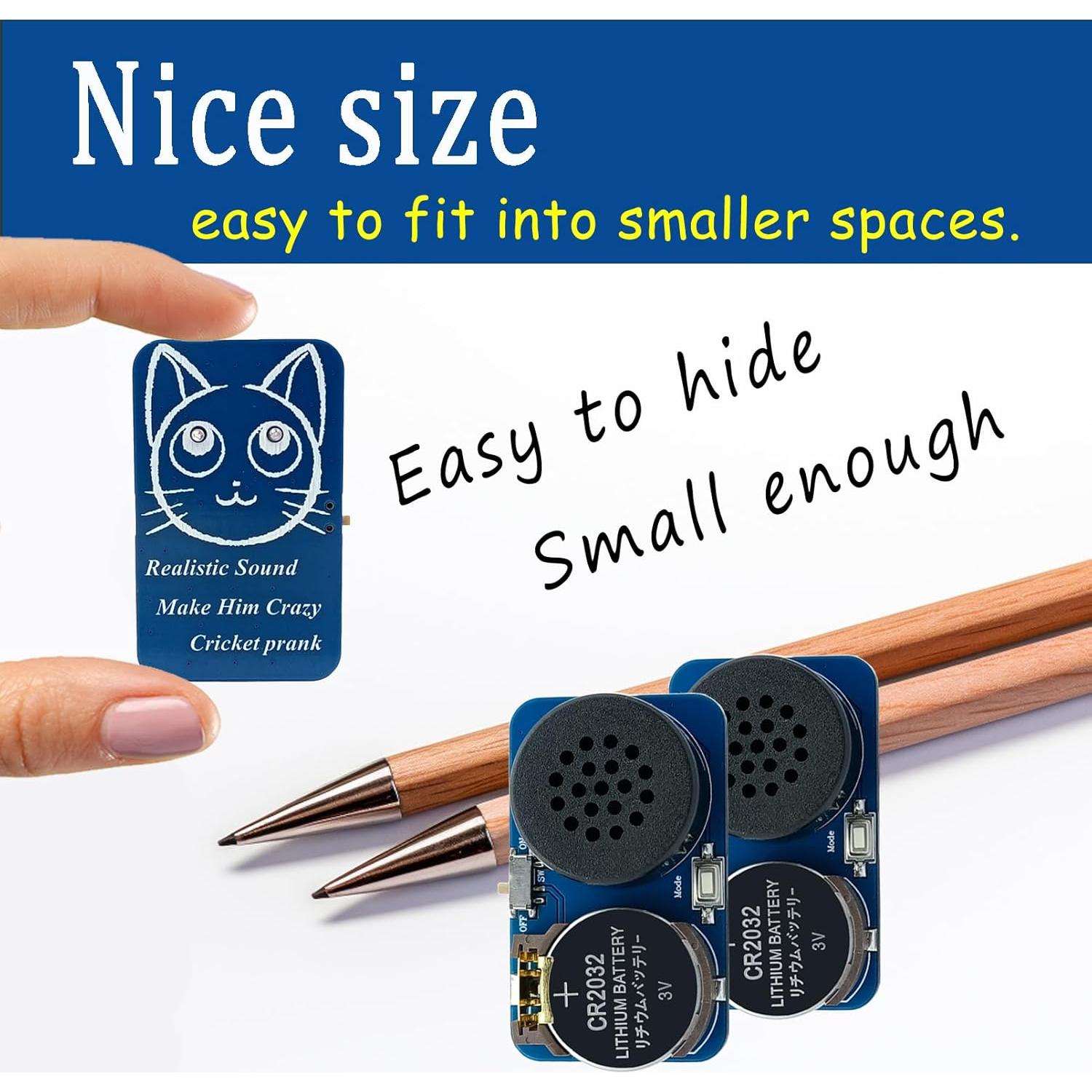 Broma Hacedor de Ruido de Grillo 3 PCS - Sonidos Realistas