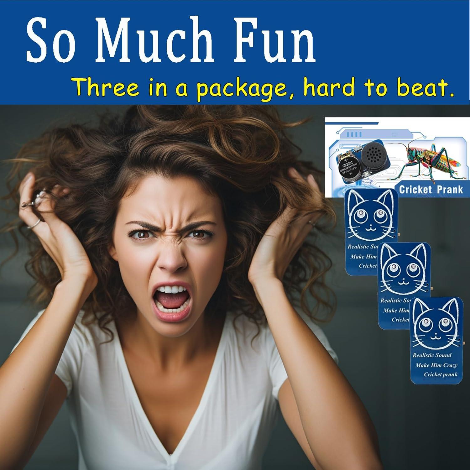 Broma Hacedor de Ruido de Grillo 3 PCS - Sonidos Realistas