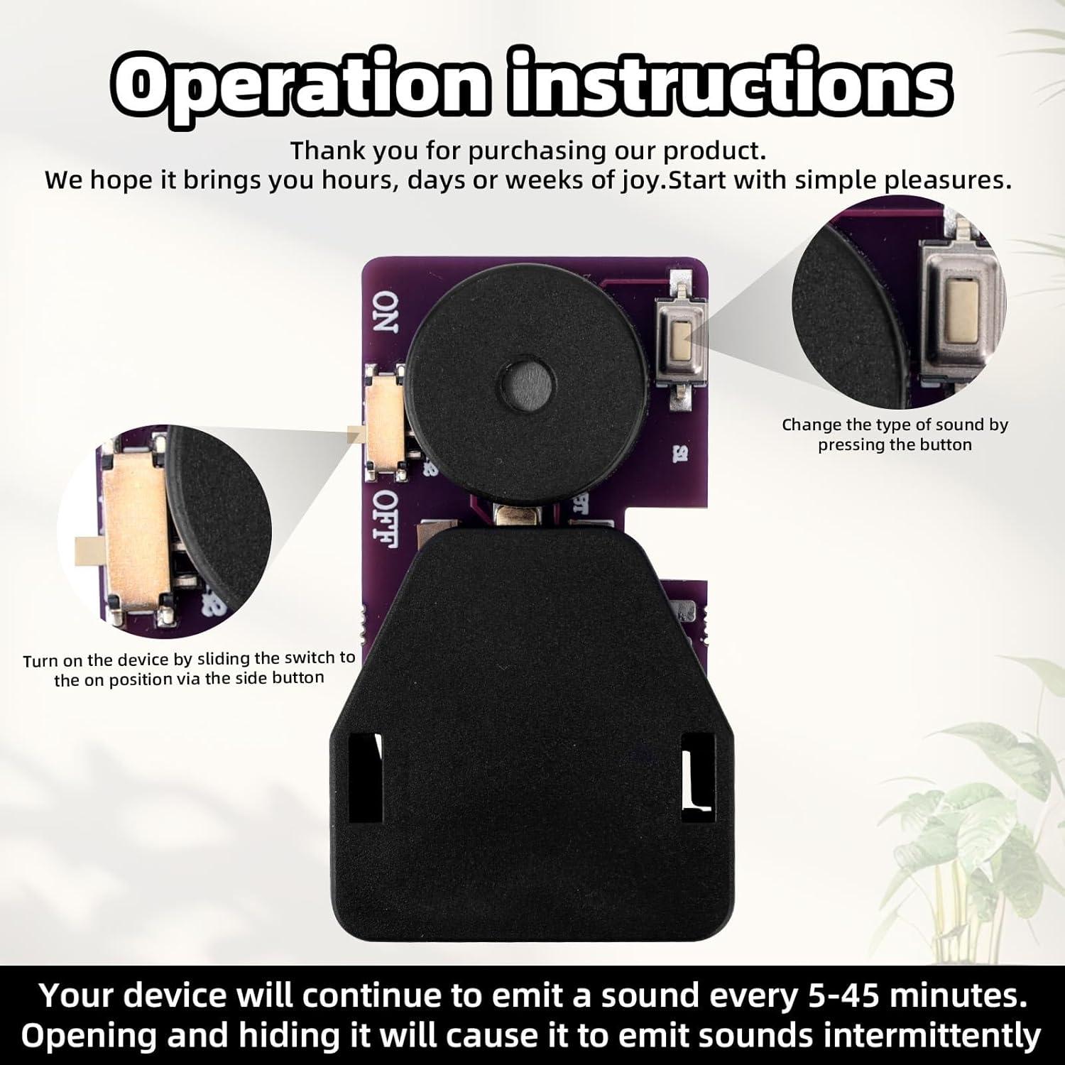 Hacedores de Ruido de Grillo BTFO - 3 Piezas con Remoto