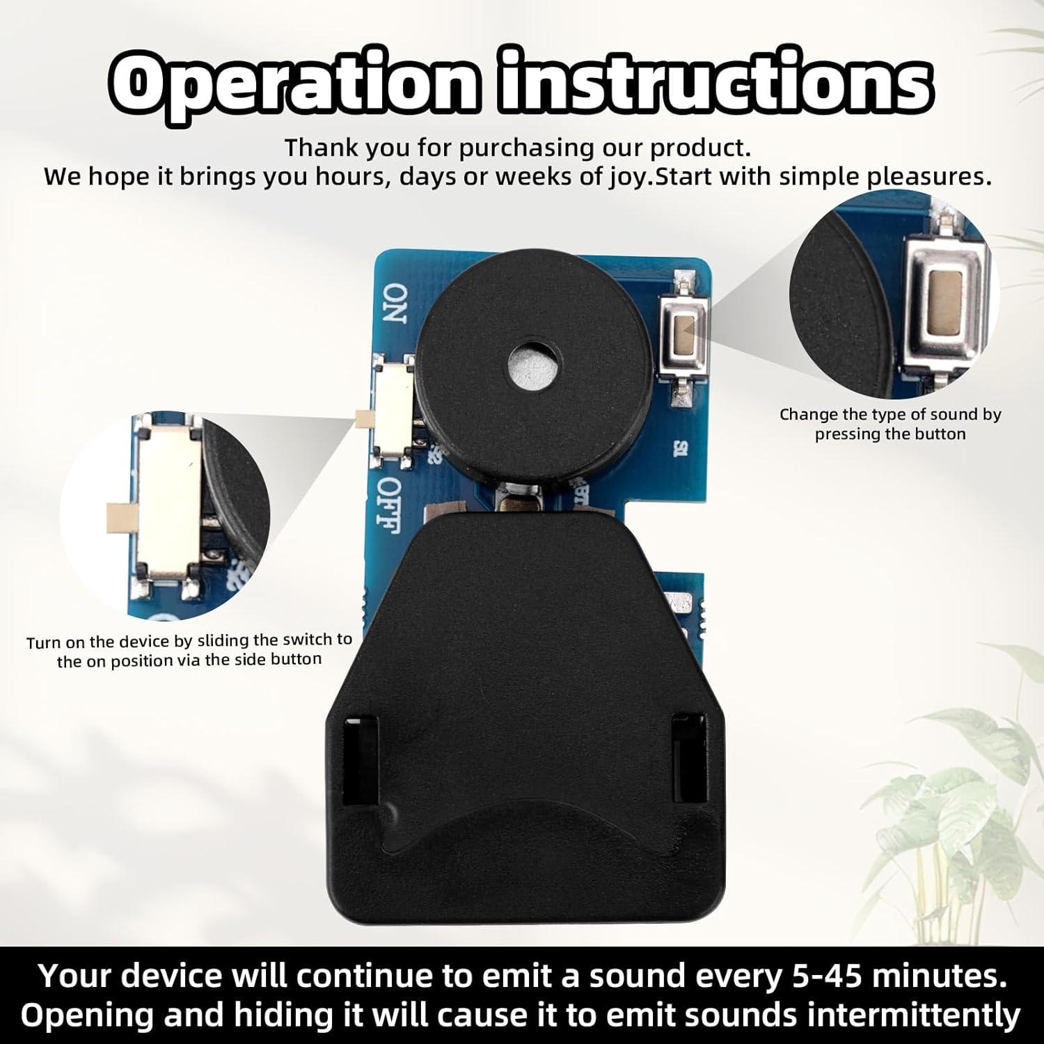 Hacedores de Ruido de Grillo BTFO - 3 Piezas con Remoto