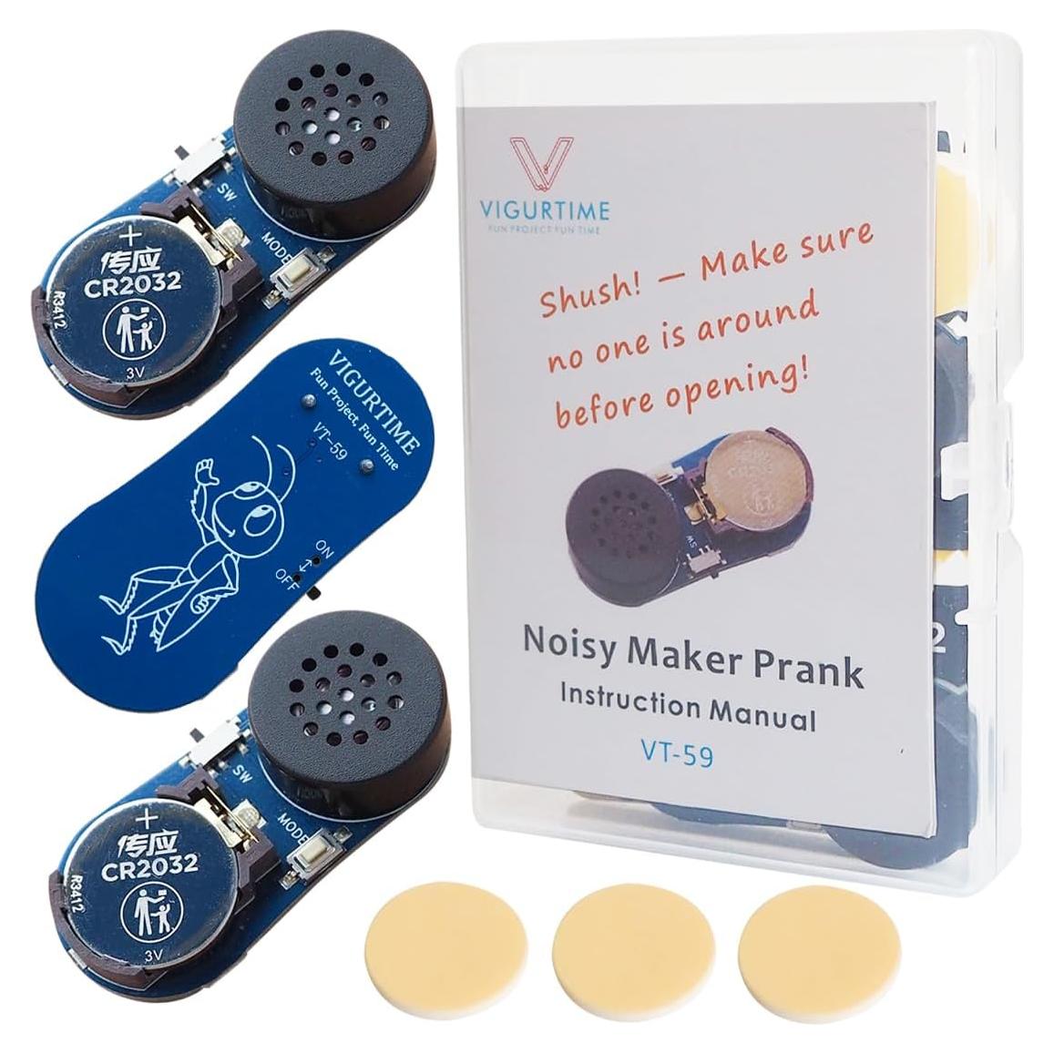 Bromista de Ruido VIGURTIME 3 PCS Sonidos de Animales y Ruidos