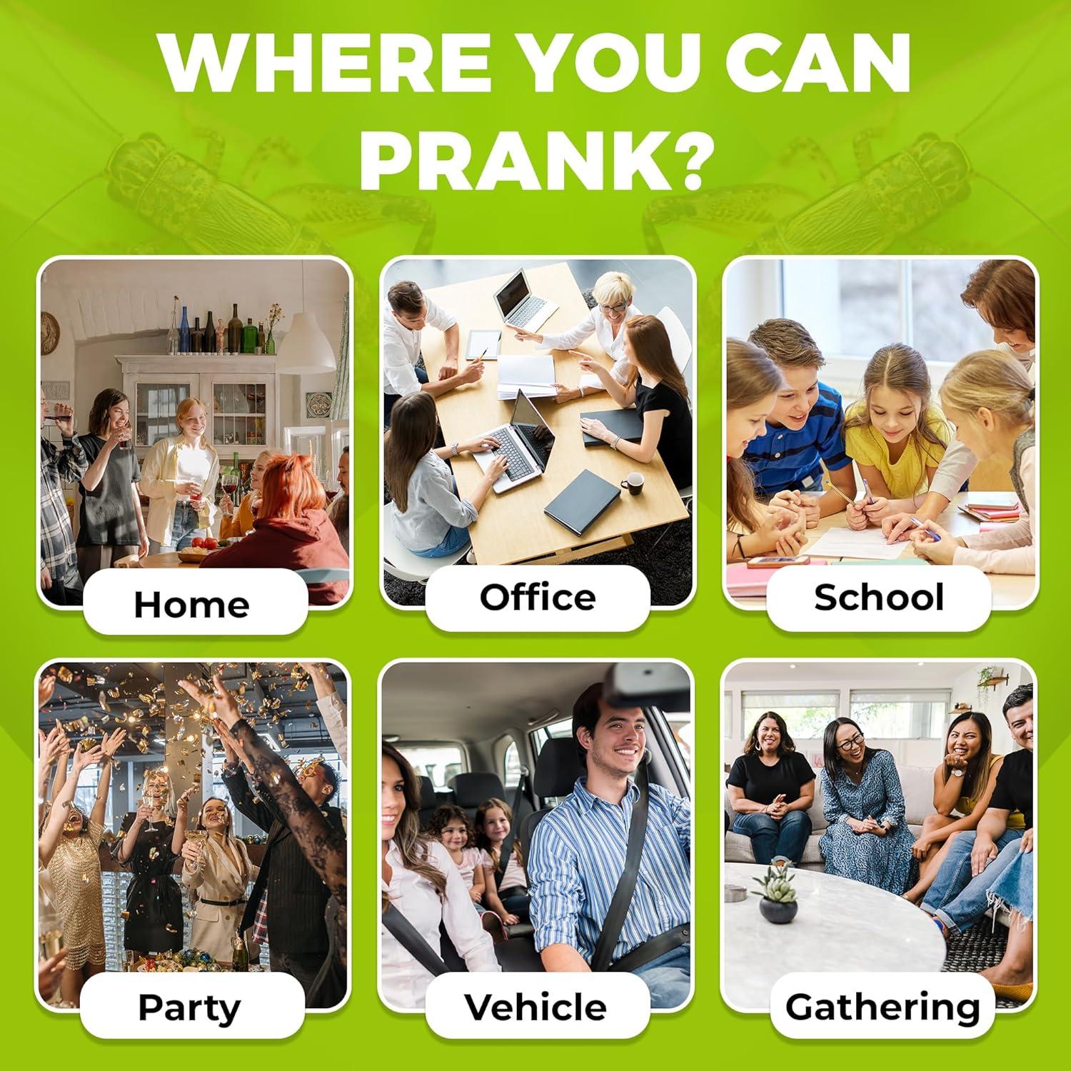 Dispositivo de broma Frickin' Cricket FUN delivery - Sonido oculto