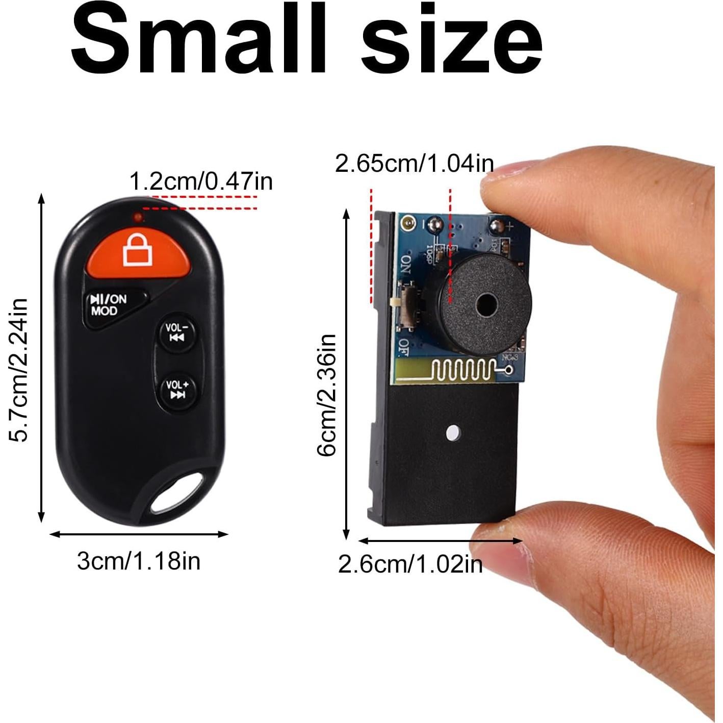 Creador de Sonido de Grillo BTFO con Control Remoto - 2 Piezas