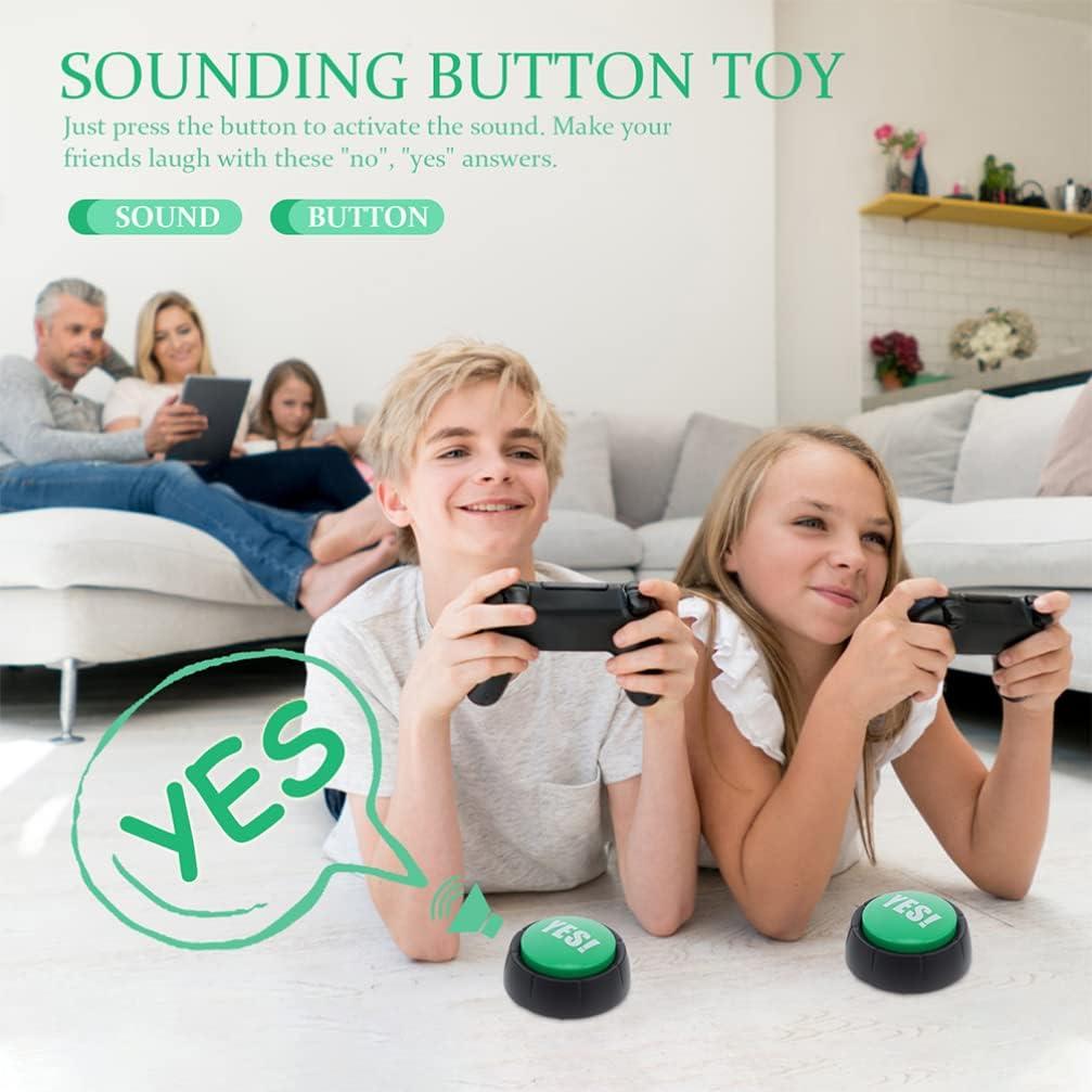 Botón de Sonido NUOBESTY - Juguete de Broma Verde 2 Pcs