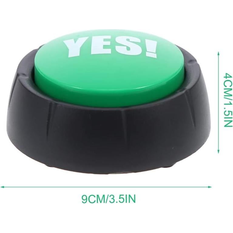 Botón de Sonido NUOBESTY - Juguete de Broma Verde 2 Pcs