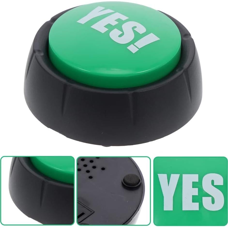 Botón de Sonido NUOBESTY - Juguete de Broma Verde 2 Pcs