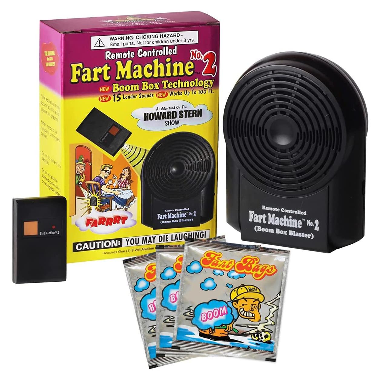 Juguete de Pedos Controlado por Remoto Pixiss con 15 Sonidos