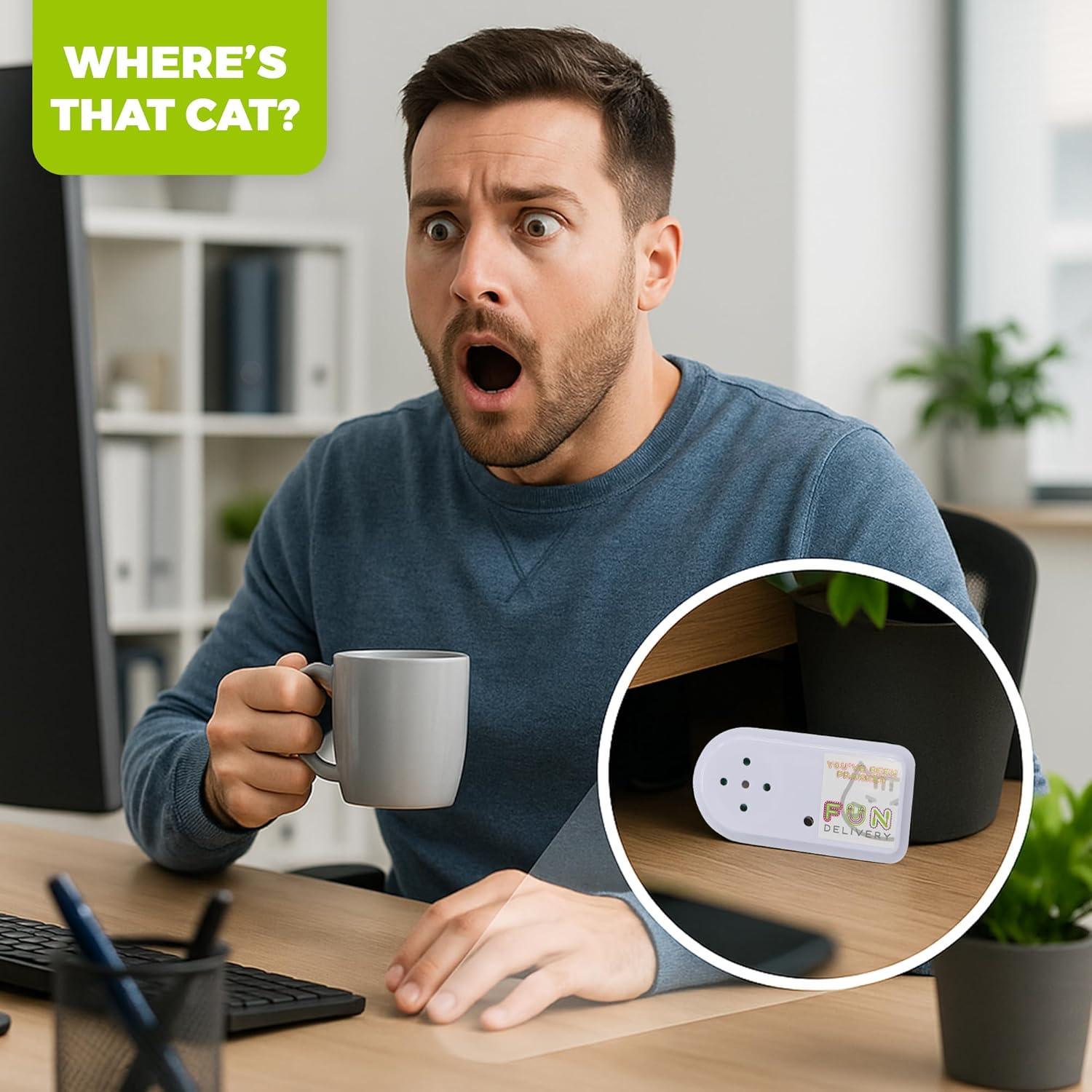 Dispositivo de broma de sonido de gato FUN delivery - Maullido oculto