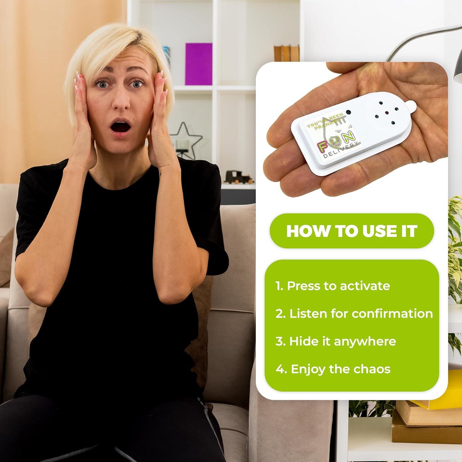 Dispositivo de broma de sonido de gato FUN delivery - Maullido oculto