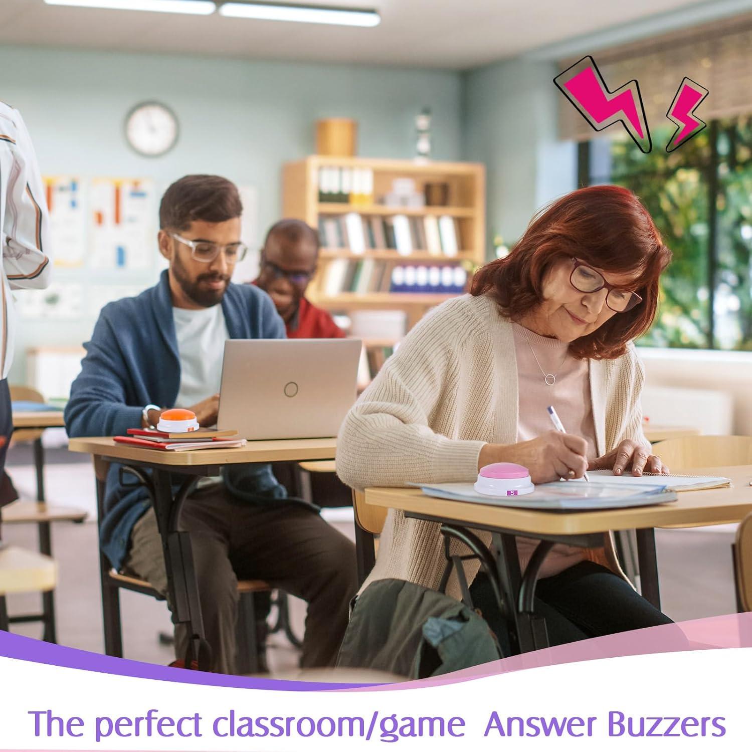 Botones de Grabación Xuhal 8 Pcs para Juegos y Enseñanza