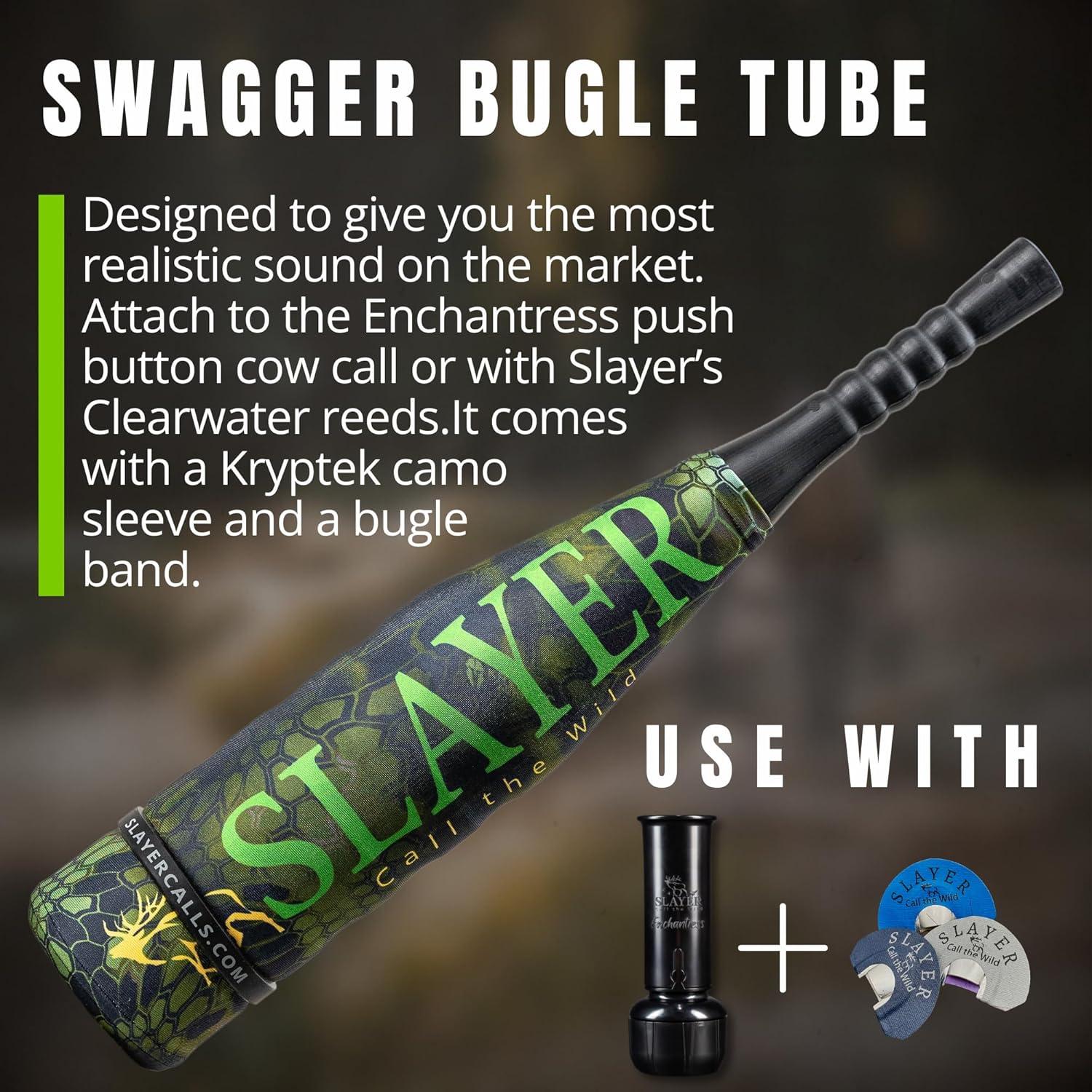 Llamador de Alces Slayer con Tubo Bugle y Caña Extra