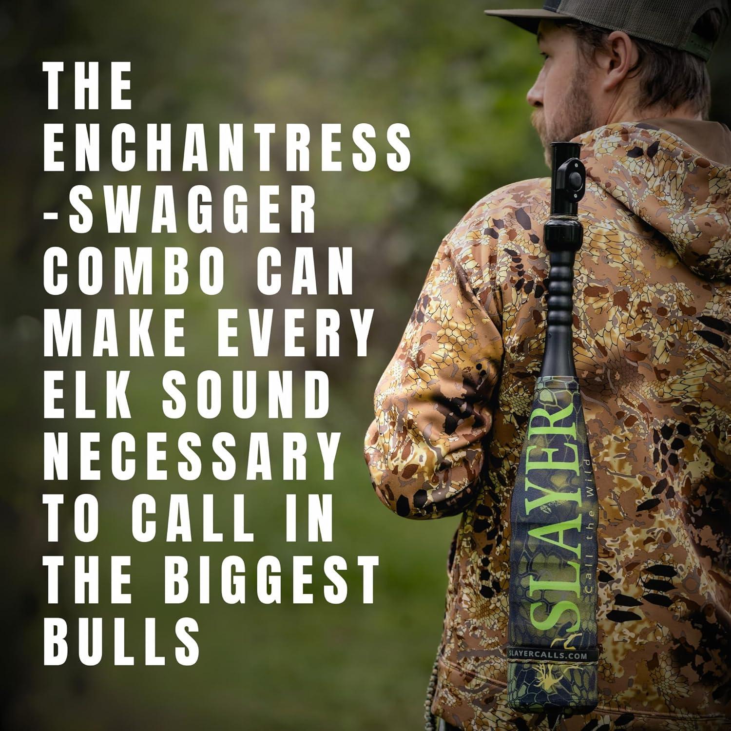 Llamador de Alces Slayer con Tubo Bugle y Caña Extra