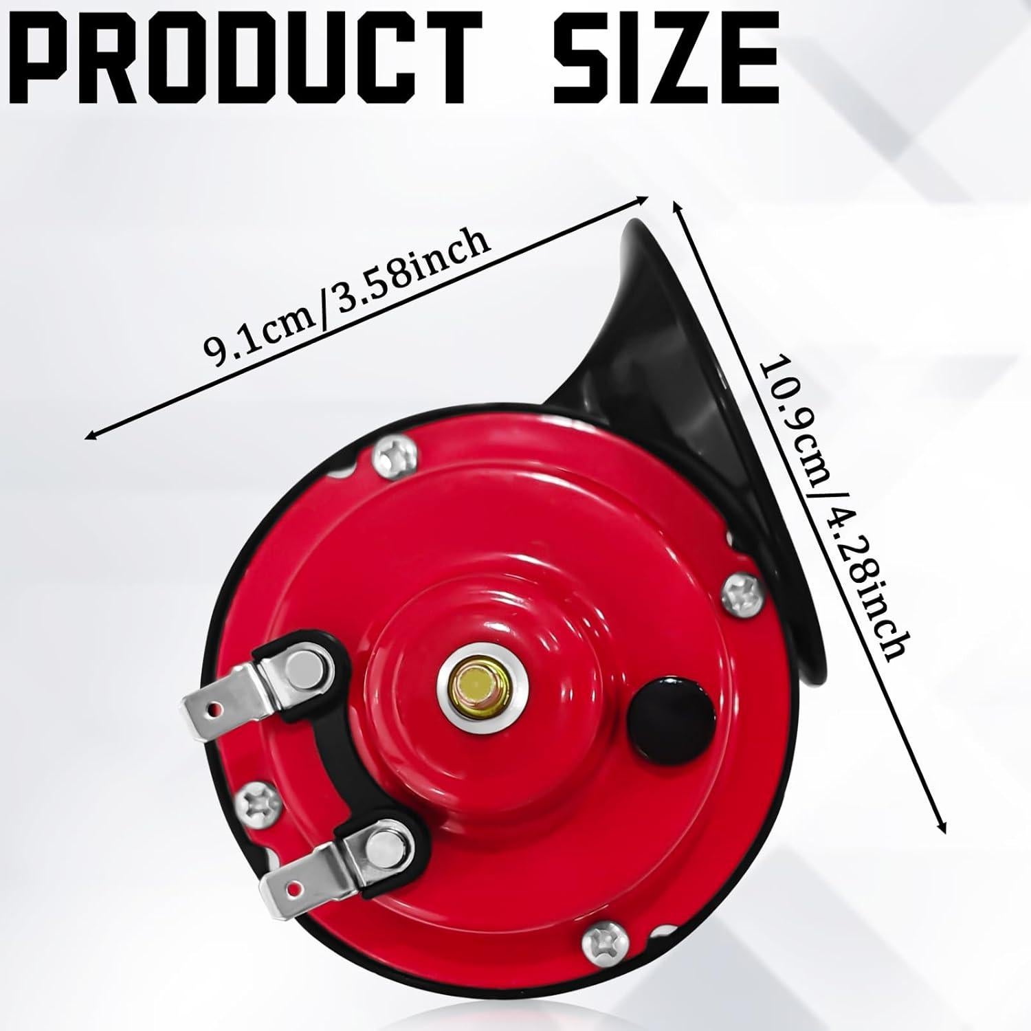 Bocina de Aire Eléctrica QKYS 300DB 12V a Prueba de Agua