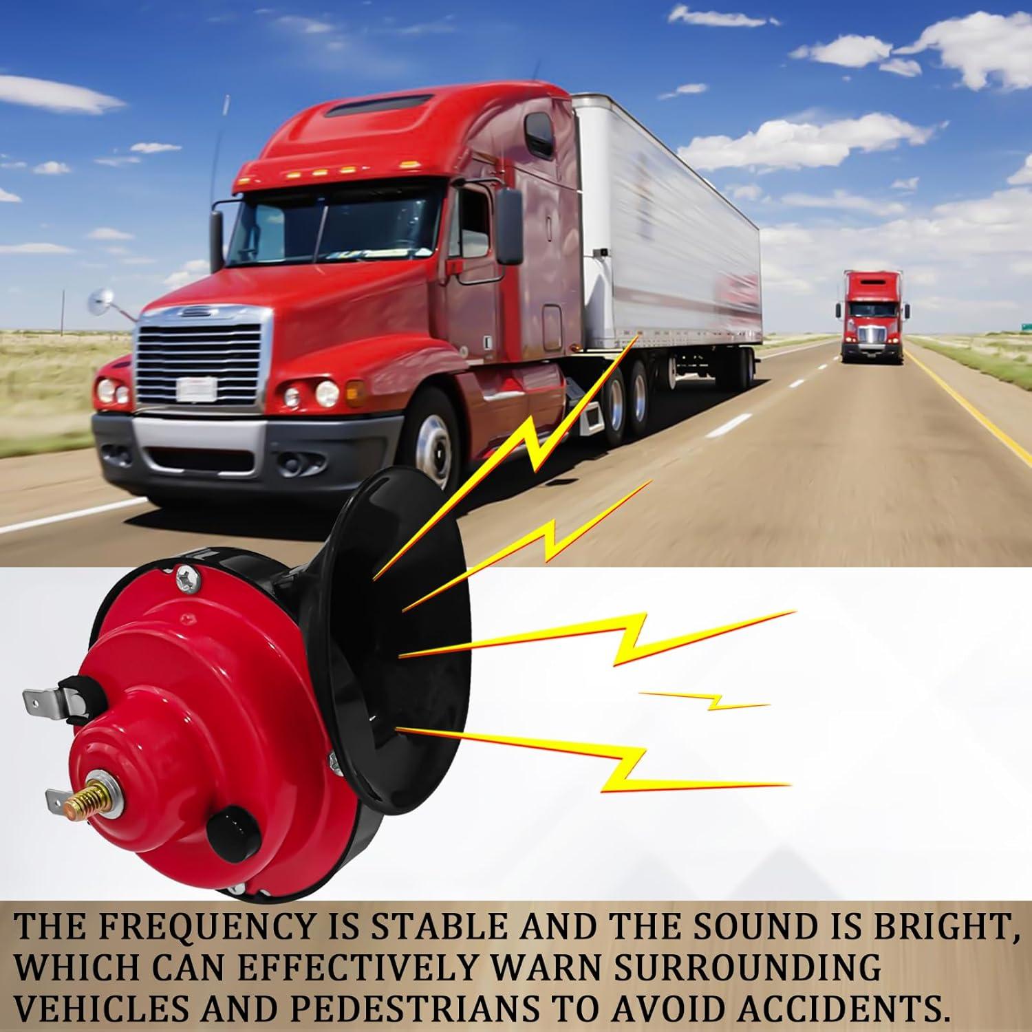 Bocina de Aire Eléctrica QKYS 300DB 12V a Prueba de Agua