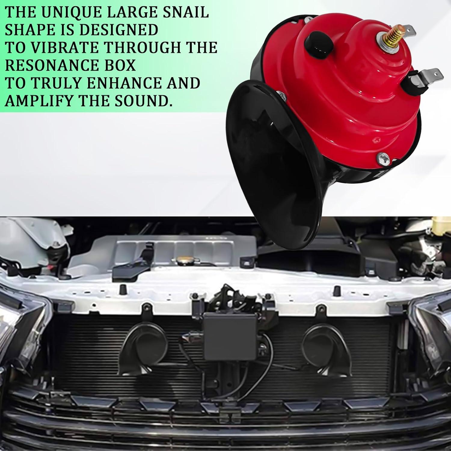 Bocina de Aire Eléctrica QKYS 300DB 12V a Prueba de Agua