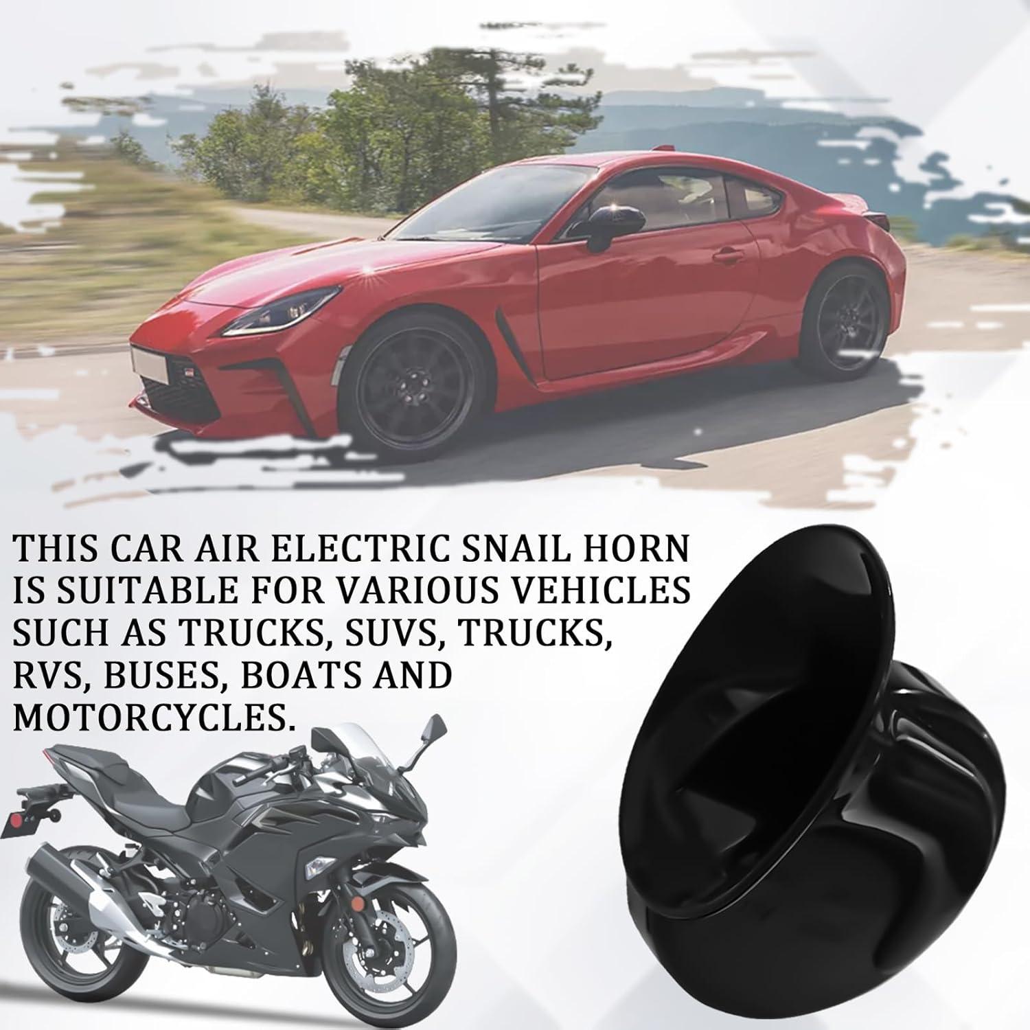 Bocina de Aire Eléctrica QKYS 300DB 12V a Prueba de Agua