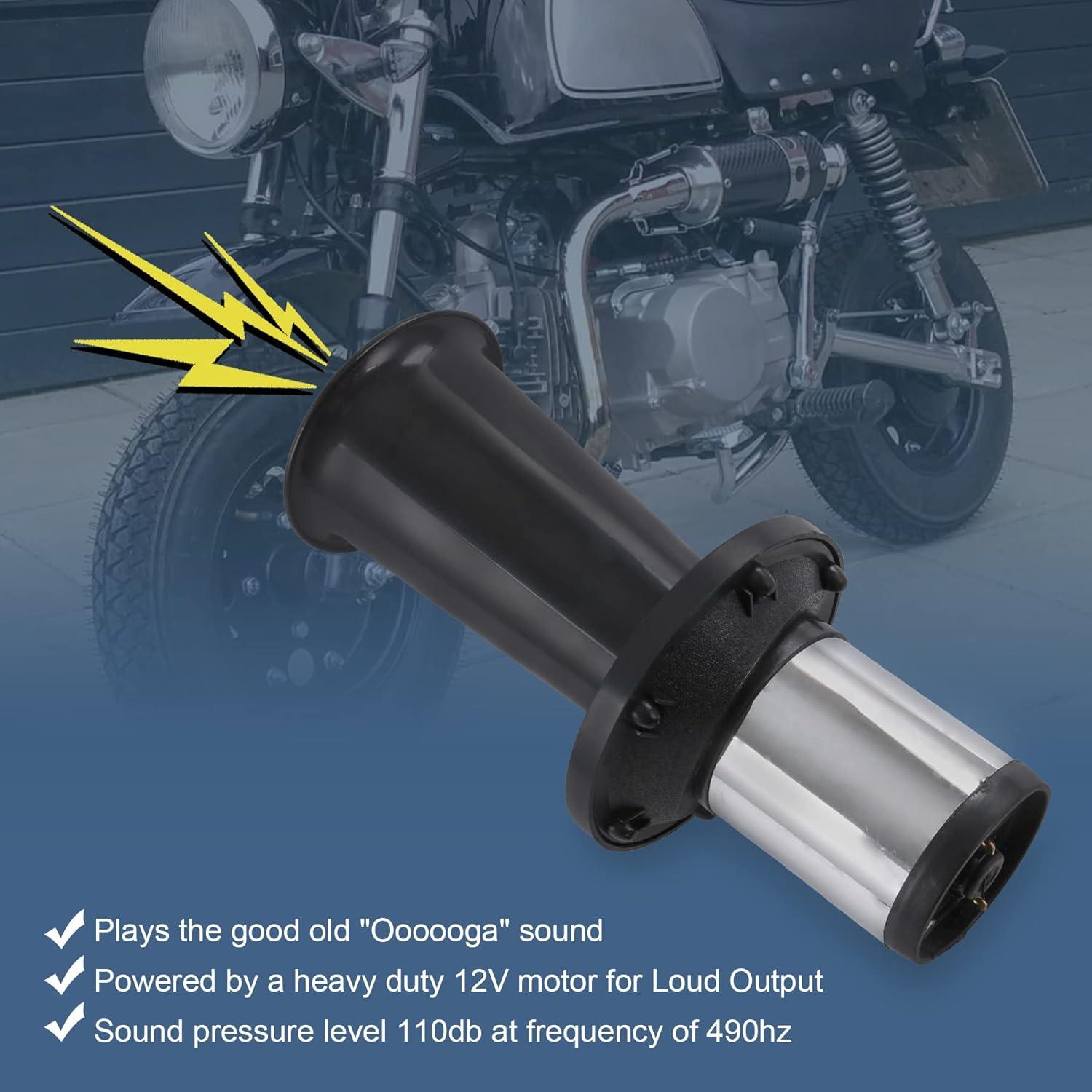 Claxon Antiguo AHOOGA JDMSPEED 12V 110DB Estilo Vintage