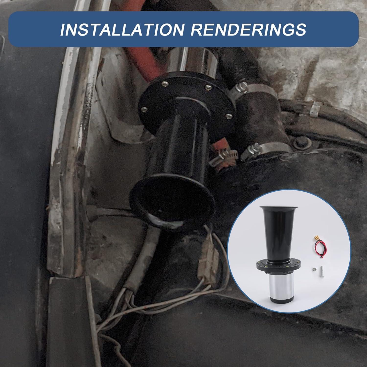 Claxon Antiguo AHOOGA JDMSPEED 12V 110DB Estilo Vintage