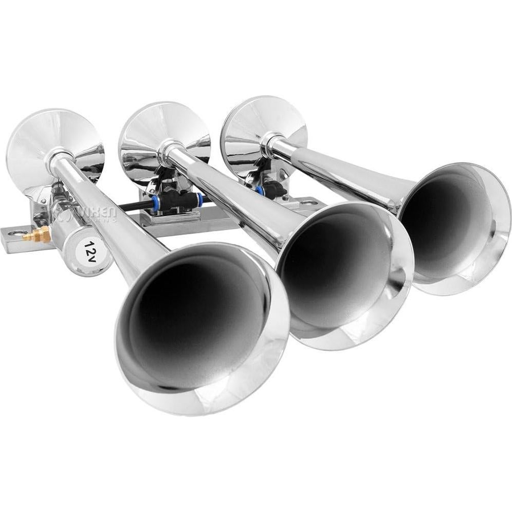 Kit de Bocinas de Tren Vixen Horns 3 Trompetas 150 PSI