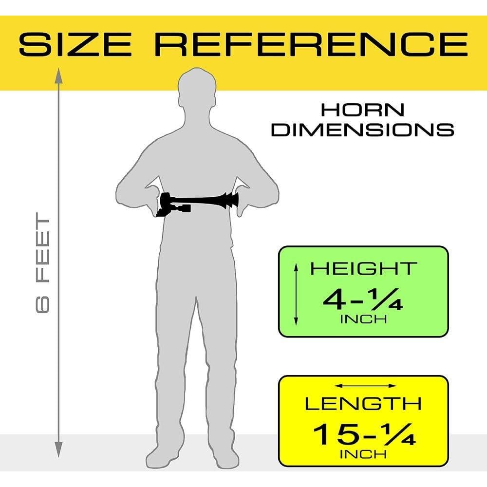Kit de Bocinas de Tren Vixen Horns 3 Trompetas 150 PSI
