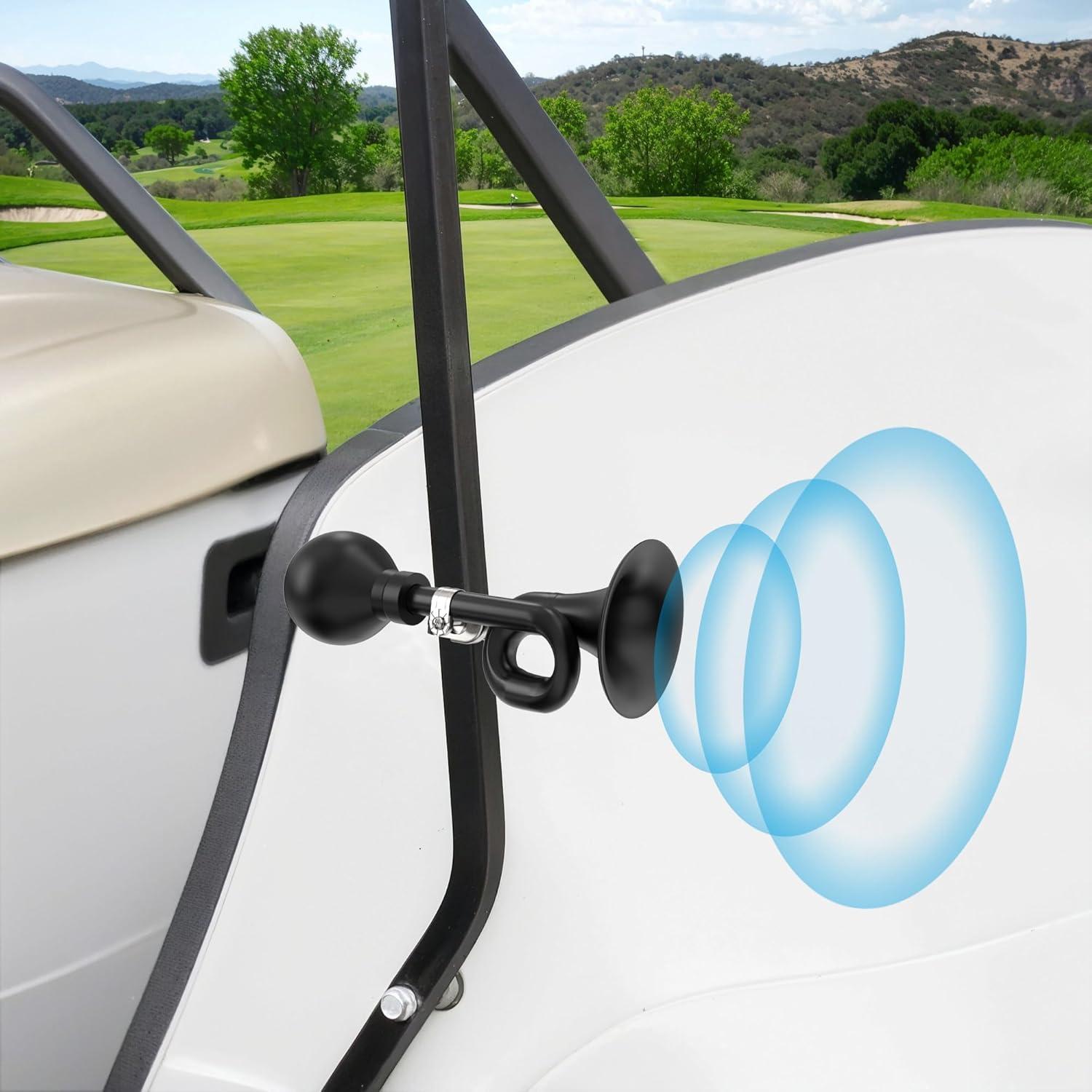 Claxon Retro 10L0L para Carrito de Golf y Bicicleta - Negro