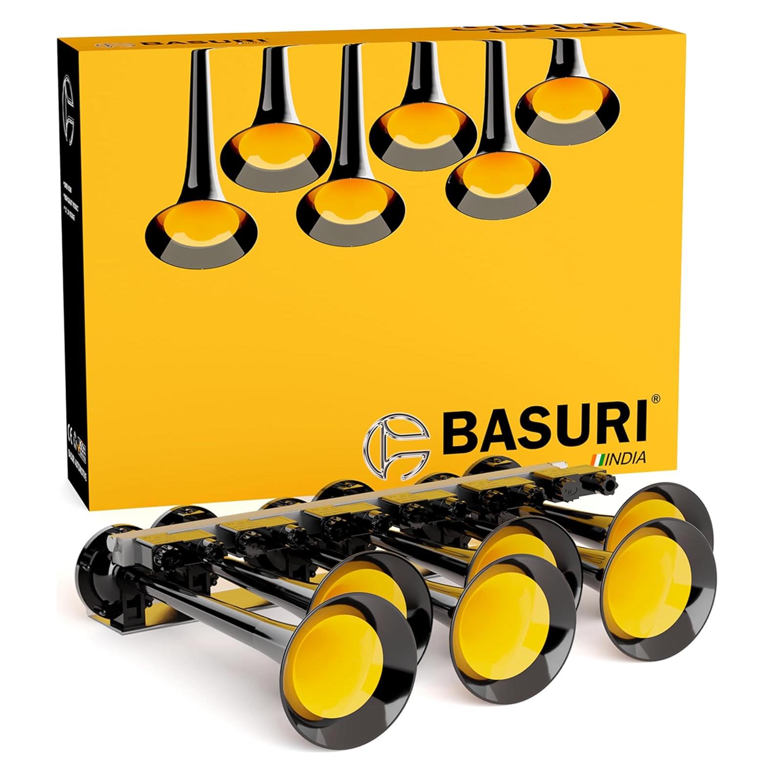 Claxon Musical BASURI Baby Shark 2.0 130 dB 12/24V 6 Tubos