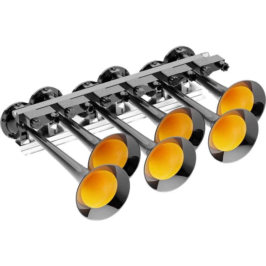 Claxon Musical BASURI Baby Shark 2.0 130 dB 12/24V 6 Tubos