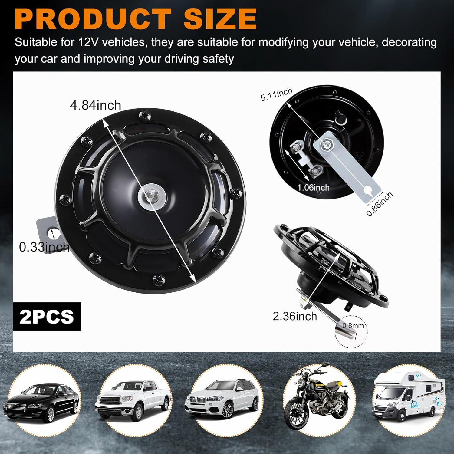 Kit de bocinas de coche Gasedin Super Tone 12V 30W 118dB